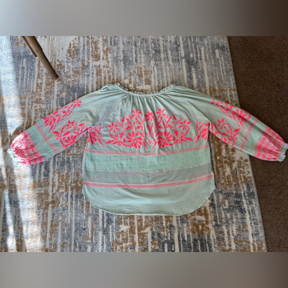 SOLD Free People Mint Blouse - Picture 11 of 16
